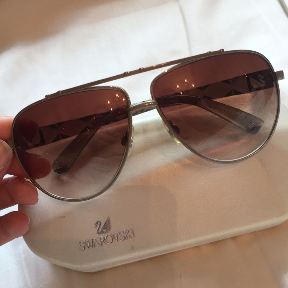 Swarovski Aviator Sunglasses